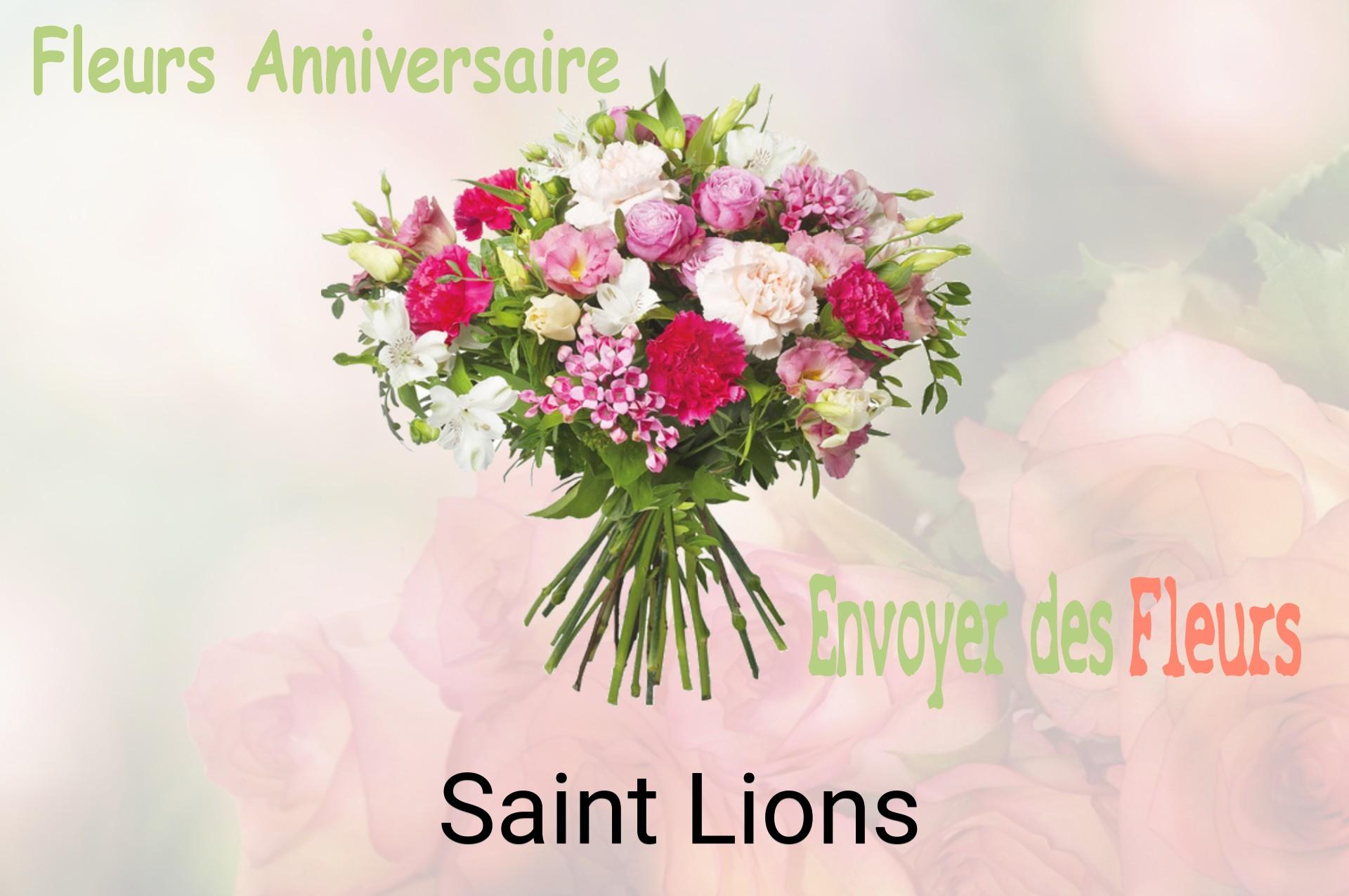 Bouquet de fleurs d’anniversaire livré à Saint-Lions