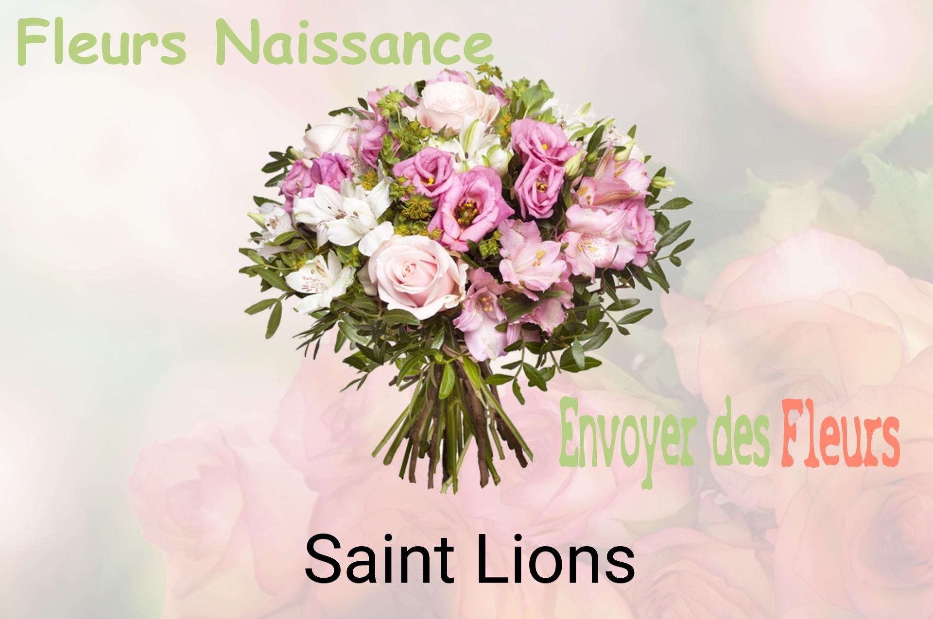 Bouquet de fleurs de naissance livré à Saint-Lions